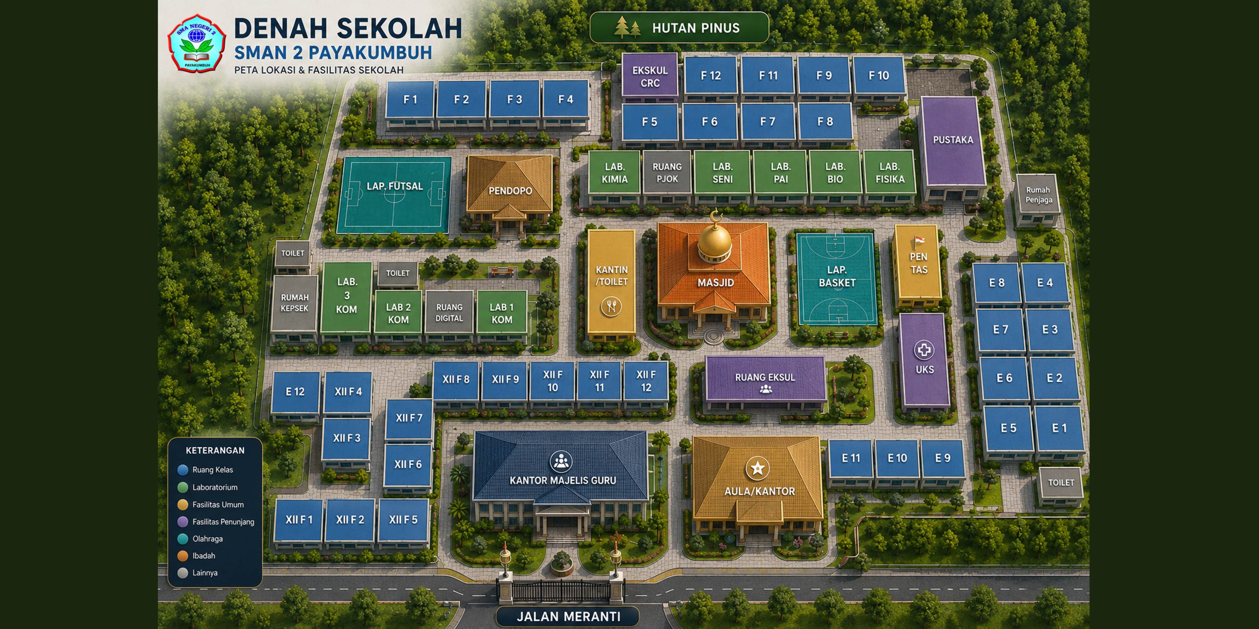 Denah SMAN 2 Payakumbuh
